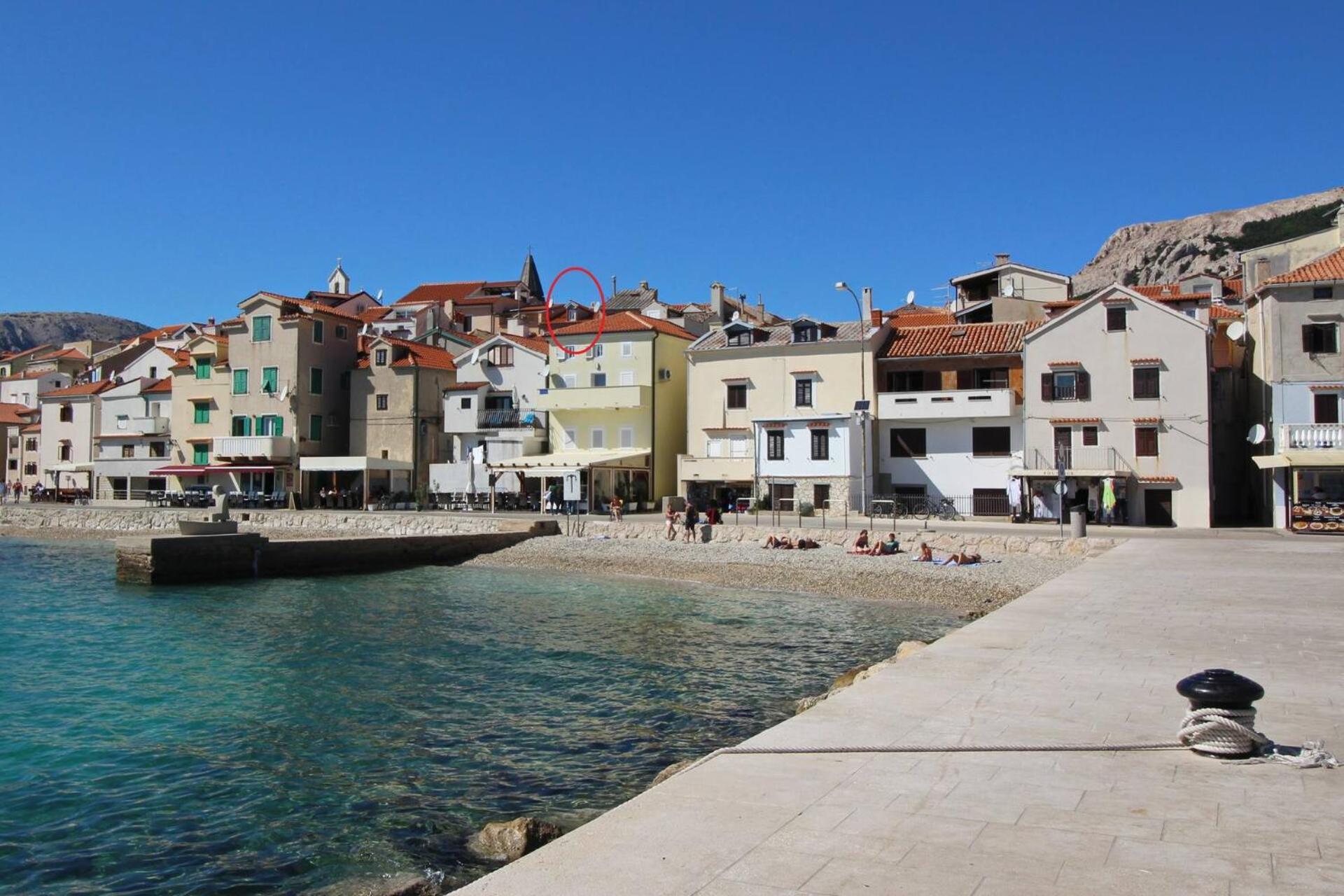 Apartment Fantov Old Town Residence Baska  Bagian luar foto